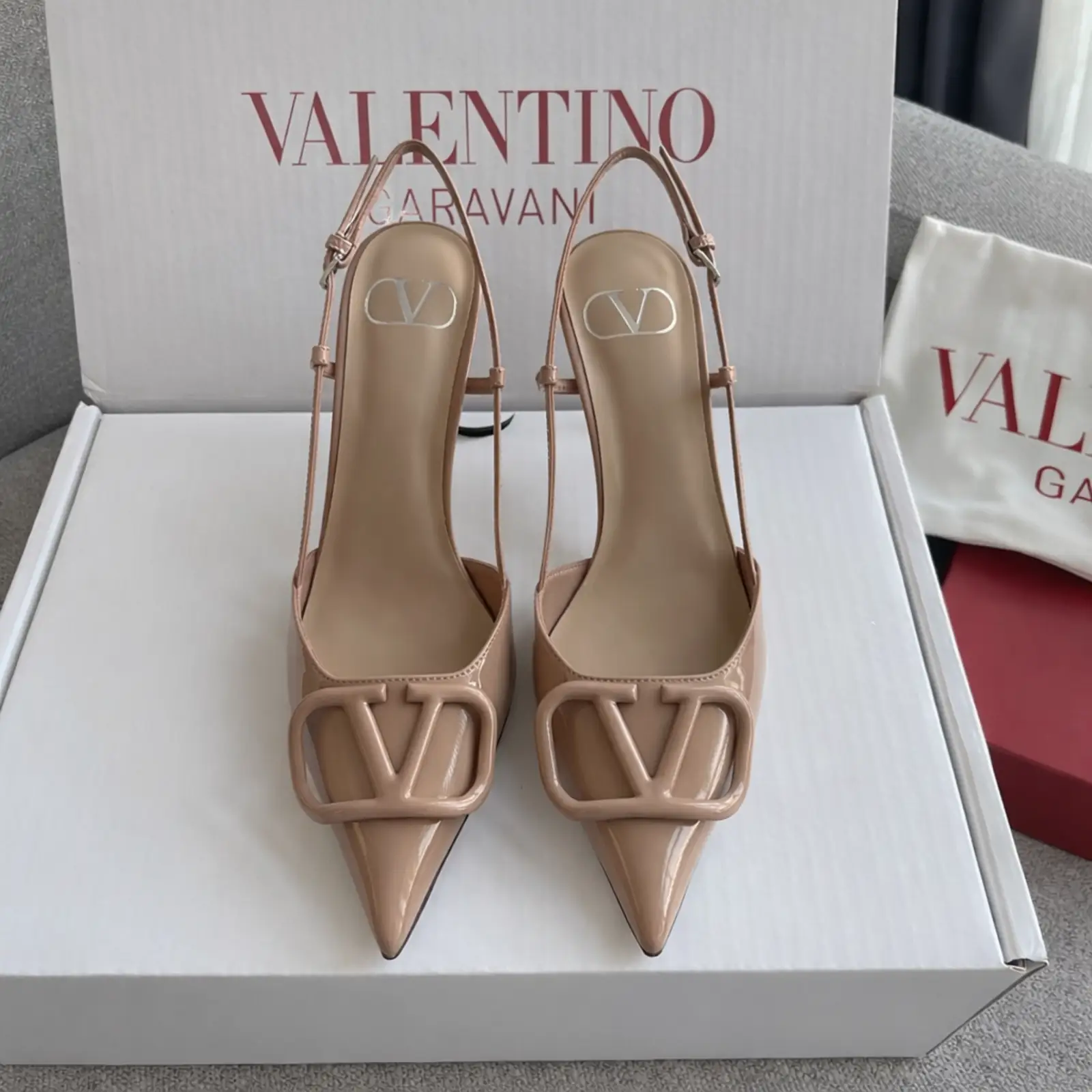 VT - Poudre Slingback Pumps 80