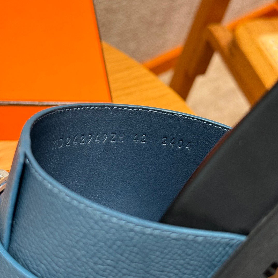 Hermxs - Jackson sandals in Marine - Image 6