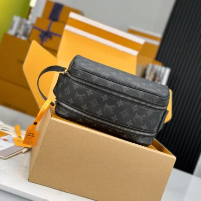 LV - Dopp Kit - Monogram Eclipse Black Interior - M46354