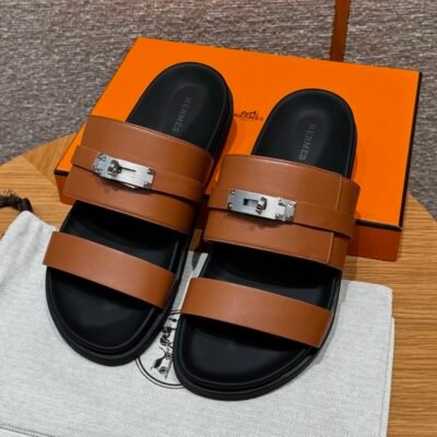 Hermxs - Jackson sandals in Naturel H