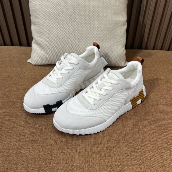 Hermxs - Bouncing sneaker White Mesh