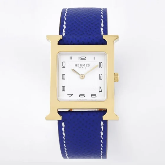 Heure H Gold Case Blue Strap