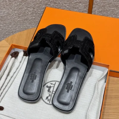 Hr - Oran - Black Crystal Suede