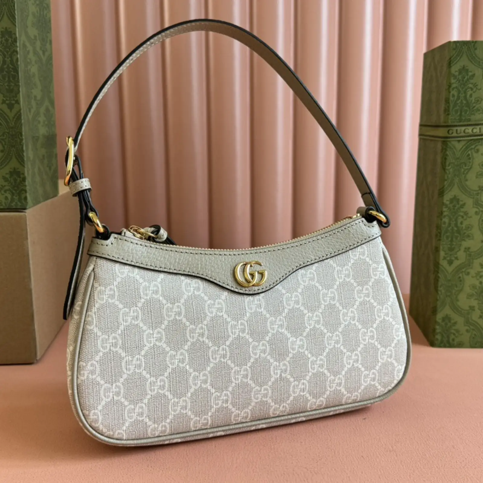 Ophidia Mini handbag beige