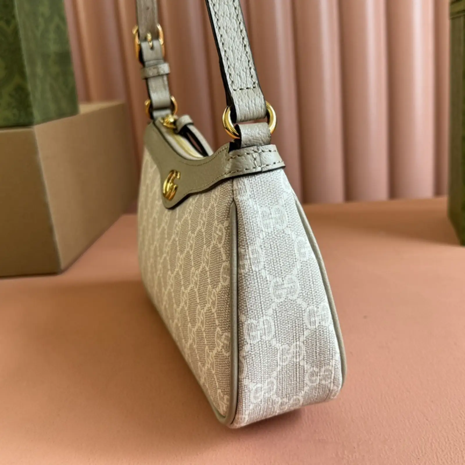 Ophidia Mini handbag beige - Image 3