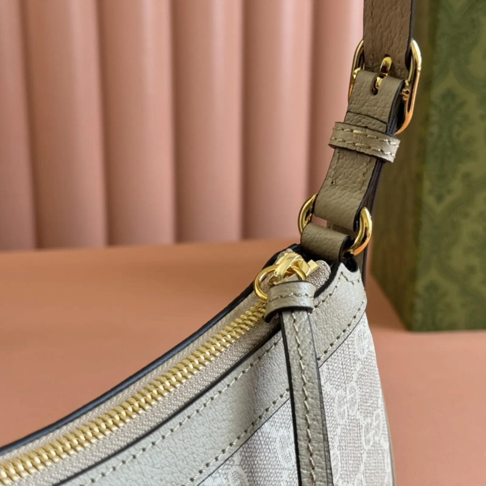 Ophidia Mini handbag beige - Image 5