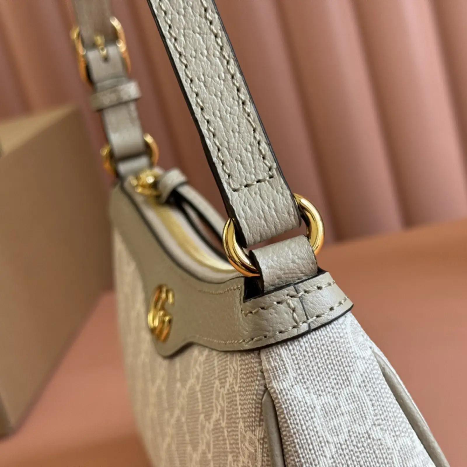 Ophidia Mini handbag beige - Image 6