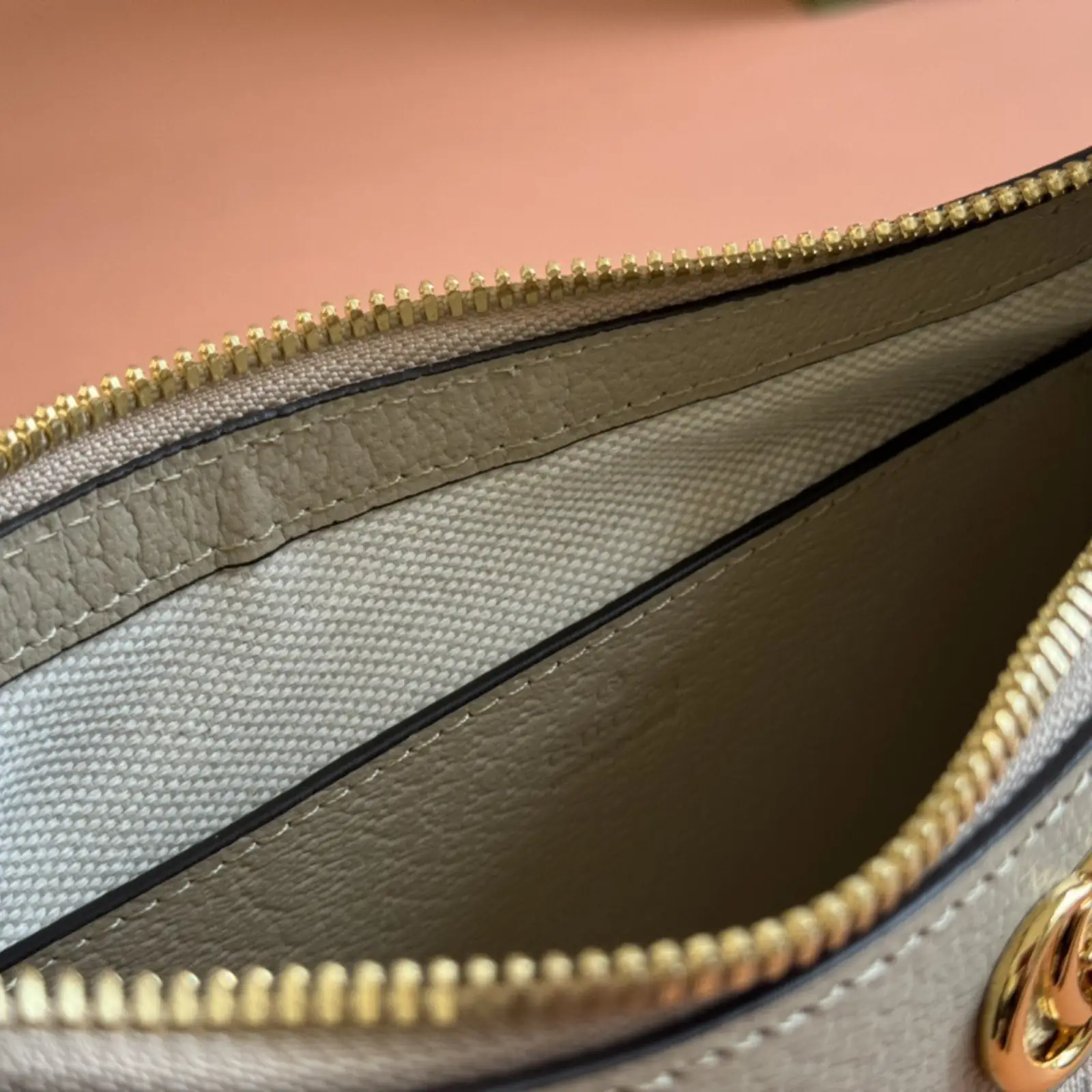 Ophidia Mini handbag beige - Image 7