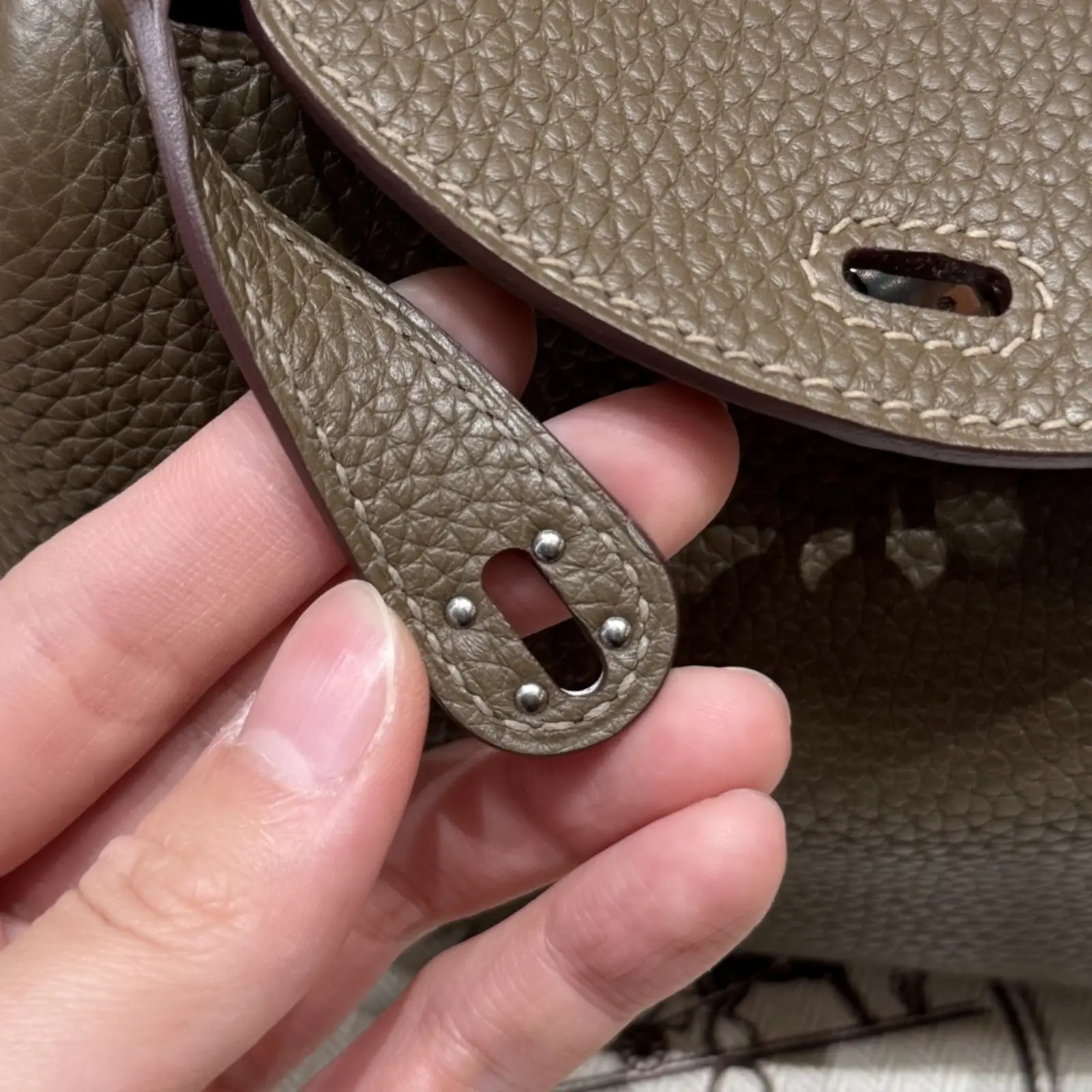 Mini Lindy Etoupe Silver - Image 4