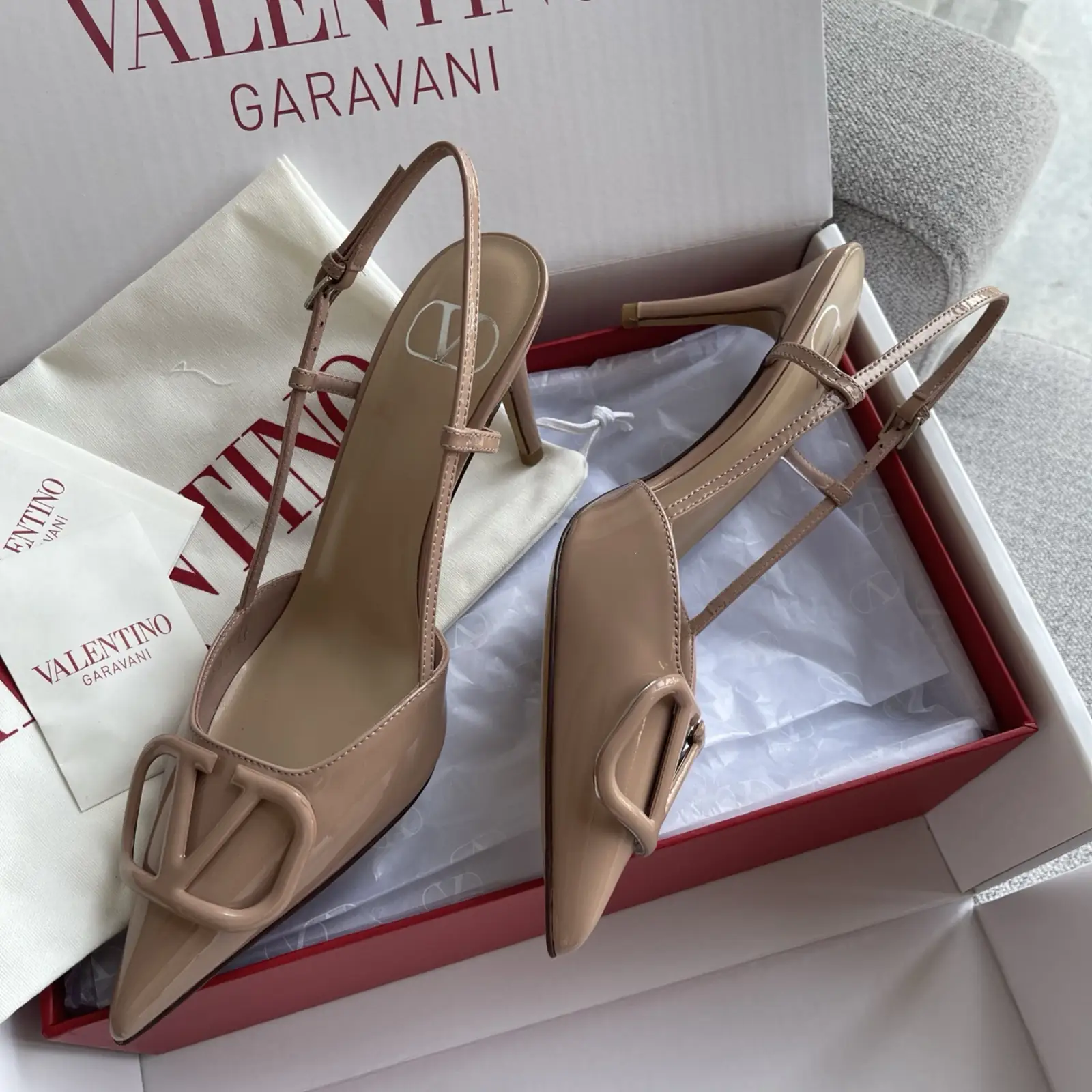 VT - Poudre Slingback Pumps 80 - Image 3